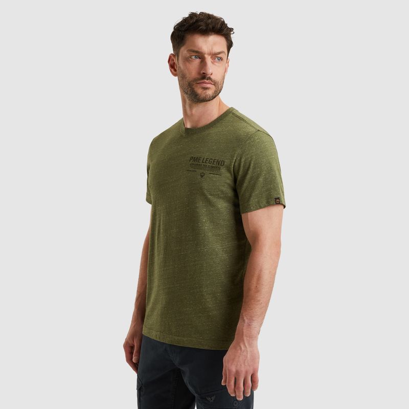 PME Legend | T-shirt met klein artwork PTSS2511532-6213