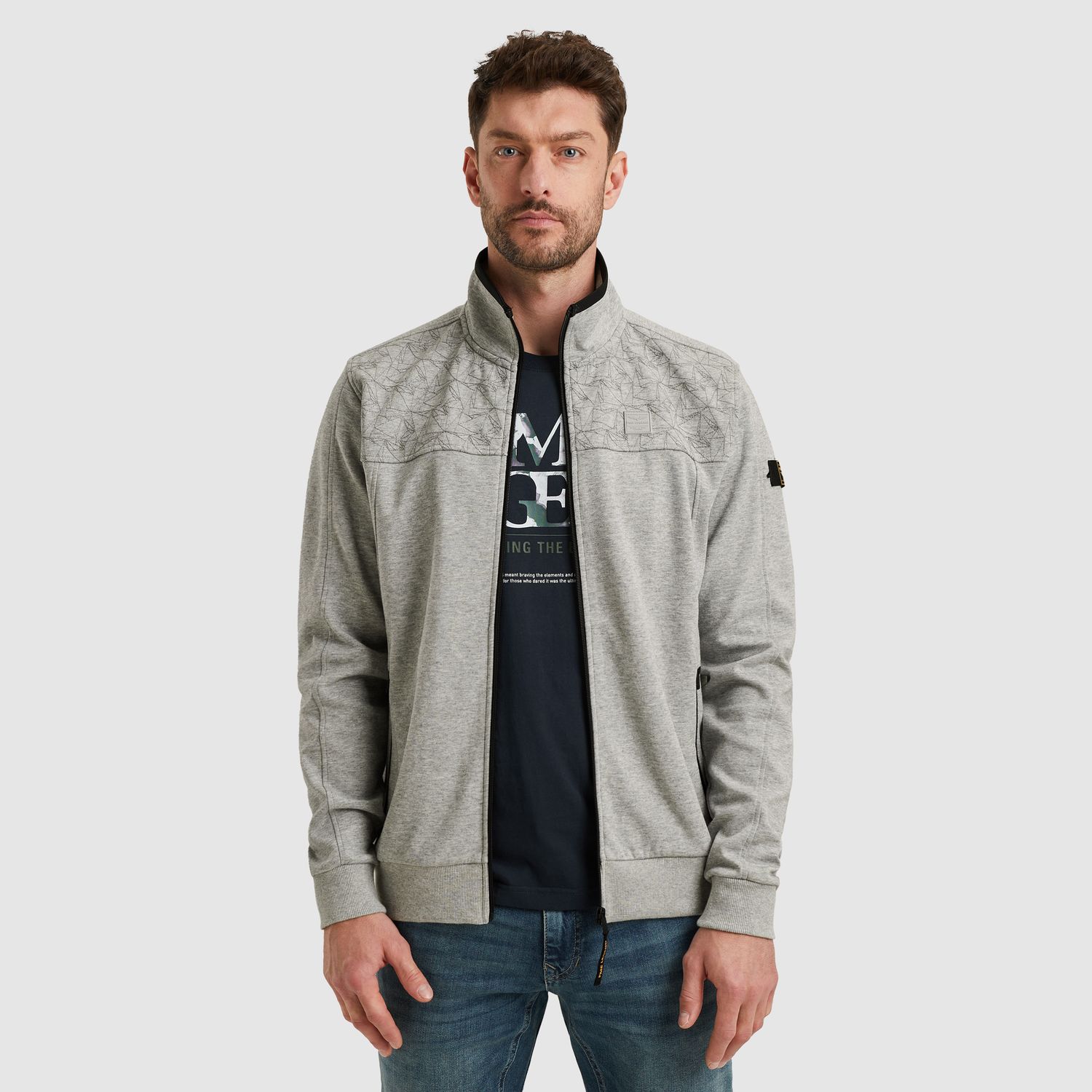 PME Legend | Sweat jacket met ritssluiting PSW2511475-921