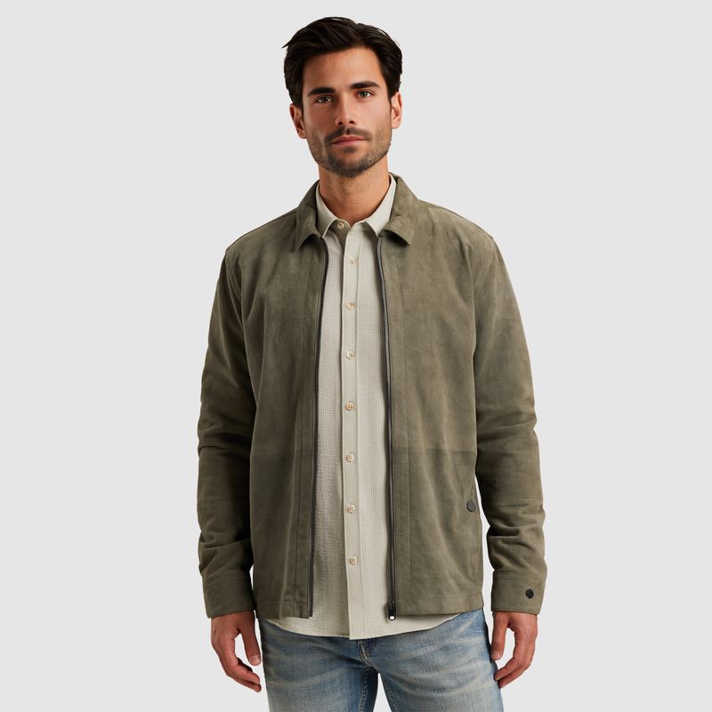 Cast Iron | Long Sleeve Shirt Suede CSI2502207-6496