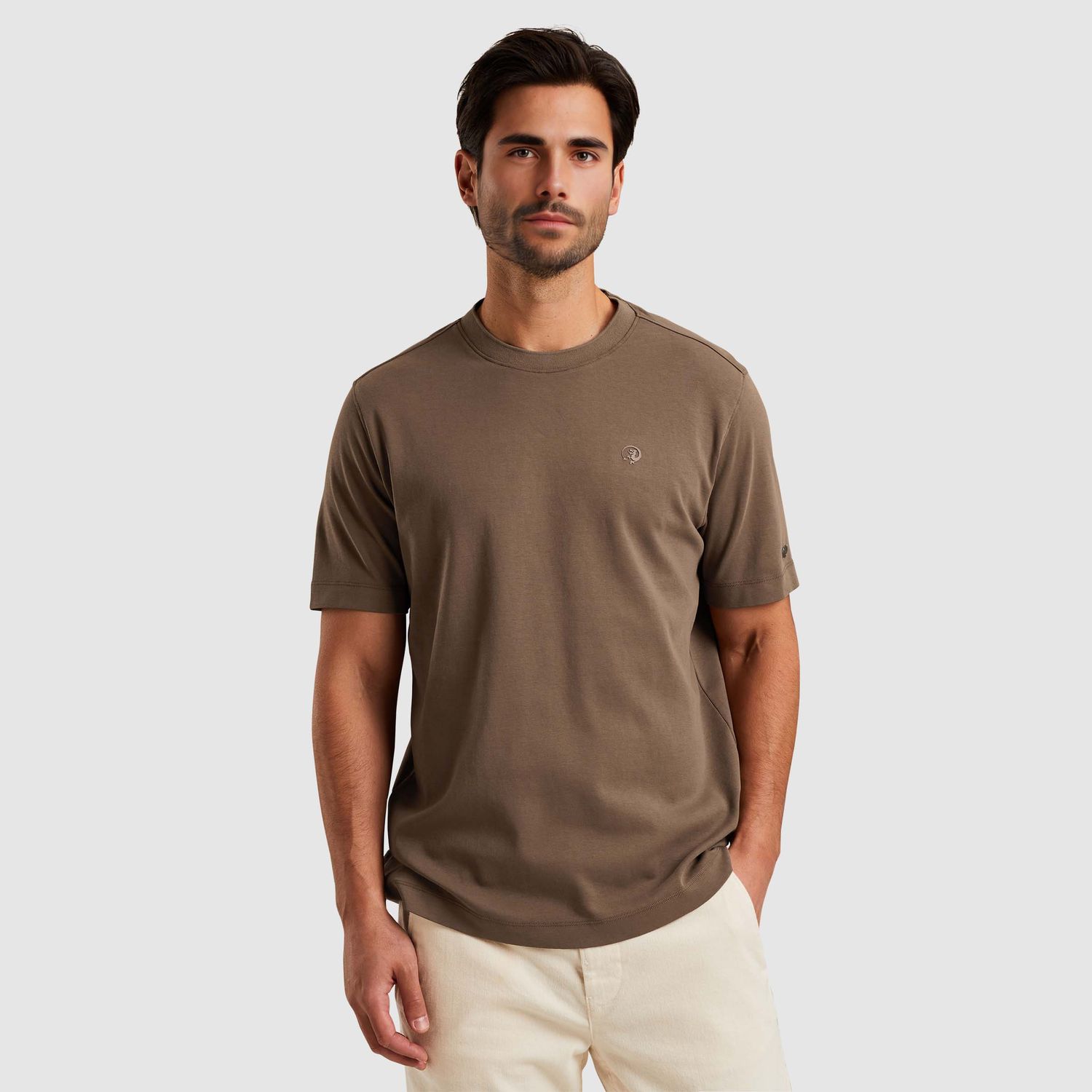 Cast Iron | Short sleeve r-neck regular fit CTSS2503560-8074