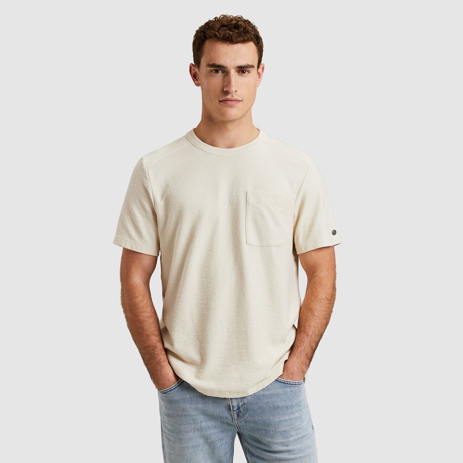 Cast Iron | Short sleeve r-neck regular fit CTSS2502556-7165