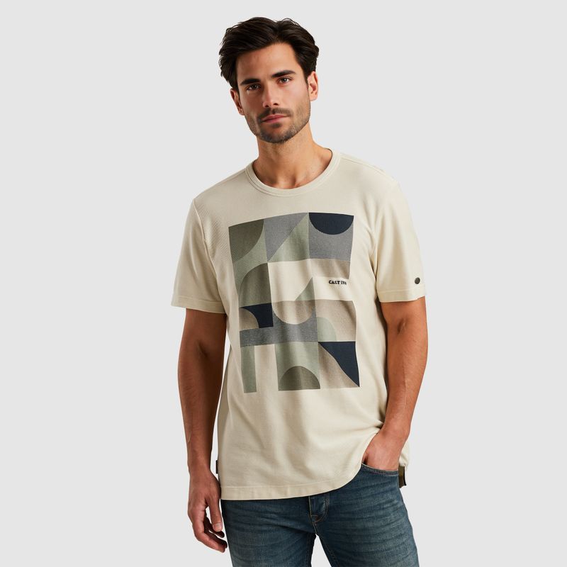 Cast Iron | Short sleeve r-neck regular fit CTSS2502554-7165