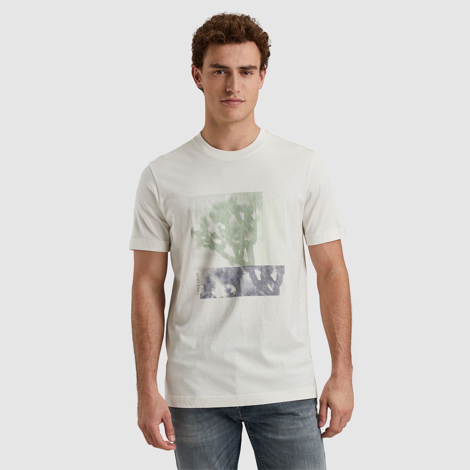 Cast Iron | Short sleeve r-neck regular fit CTSS2405598-7002