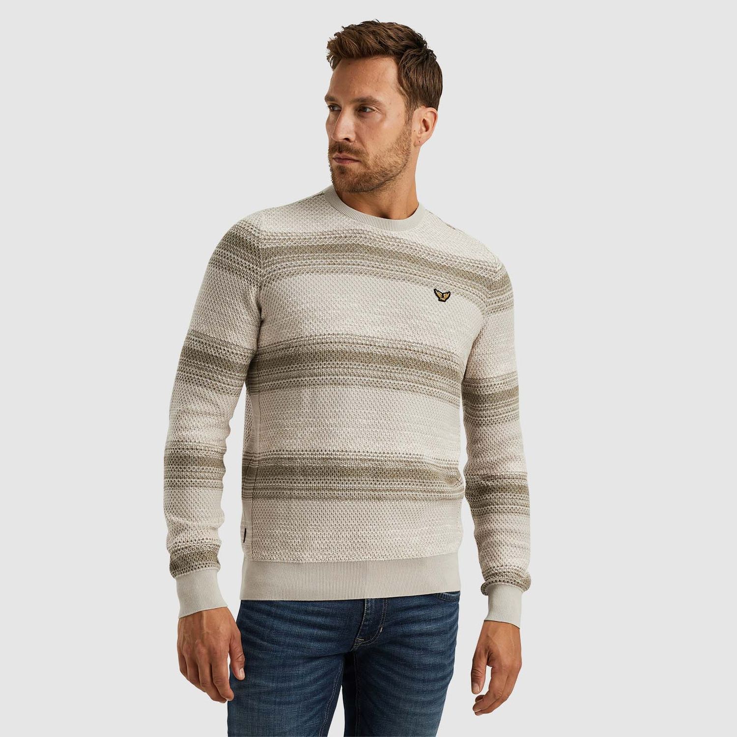 PME Legend | Trui met streeppatroon PKW2408308-7013