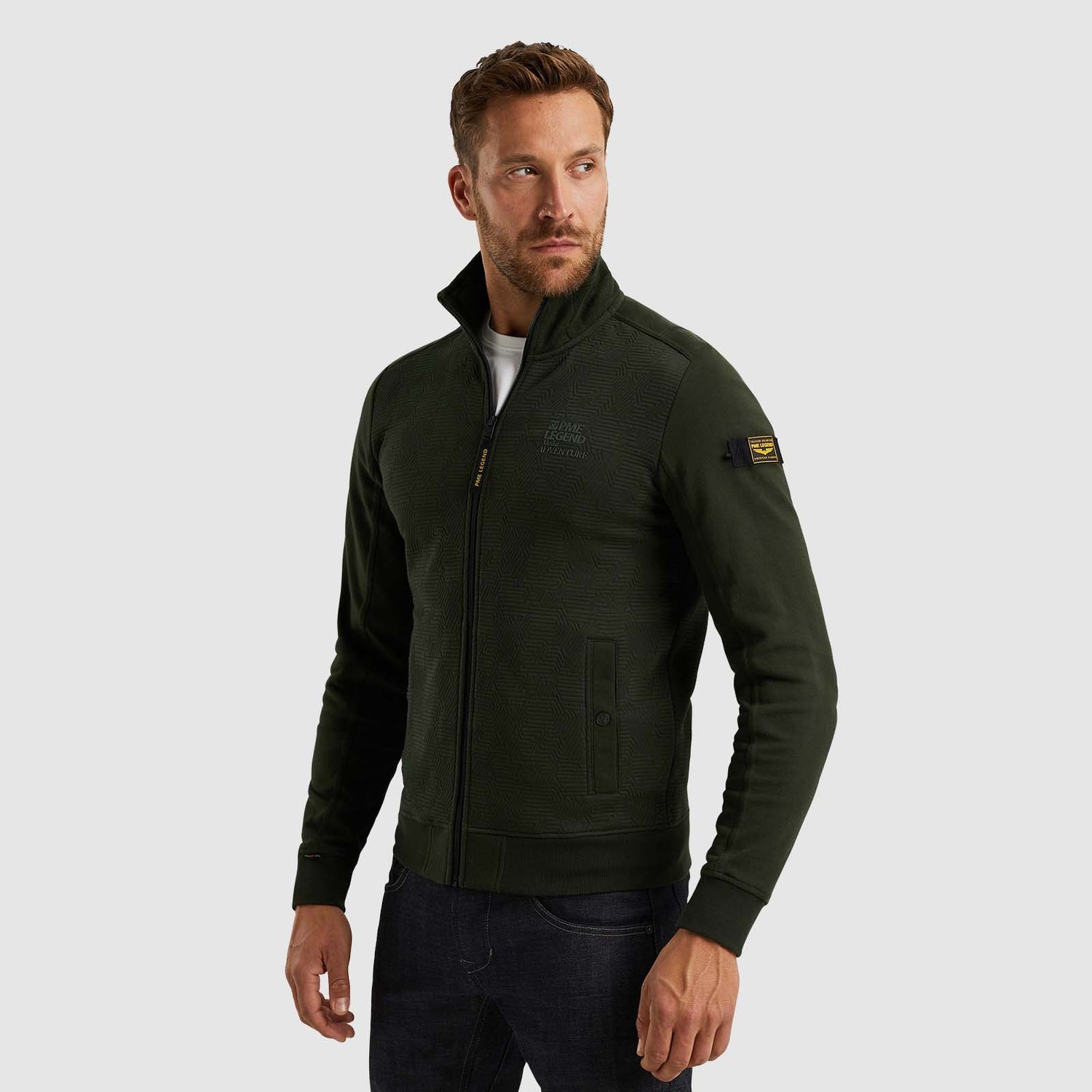 PME Legend | Sweat jacket met ritssluiting PSW2408424-6154