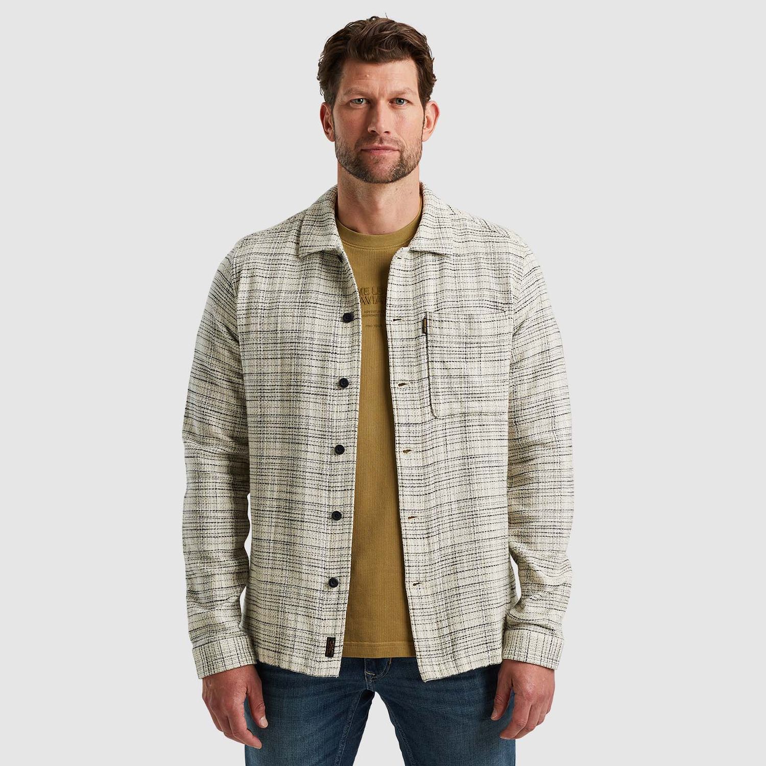 PME Legend | Shirt jacket met structuur PSI2408219-7013