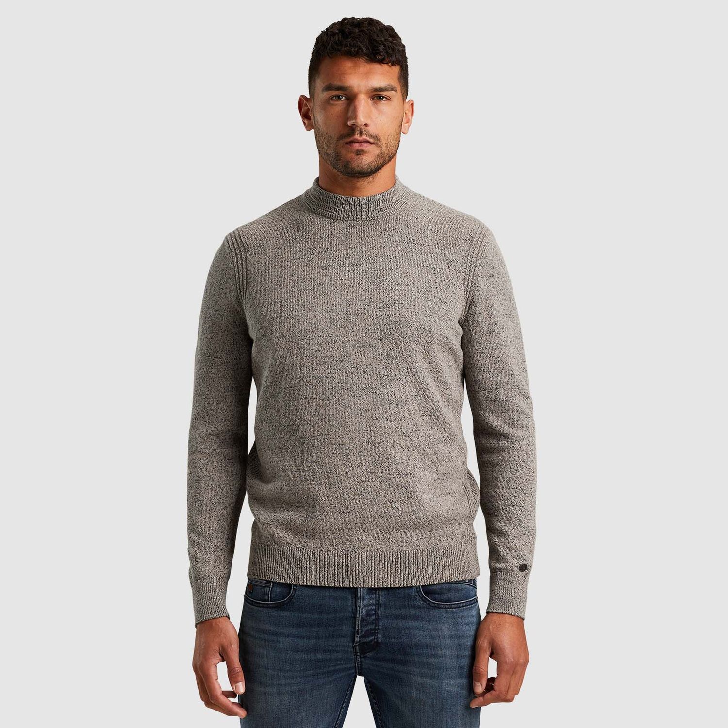 Cast Iron | Trui met mockneck CKW2410346-8027