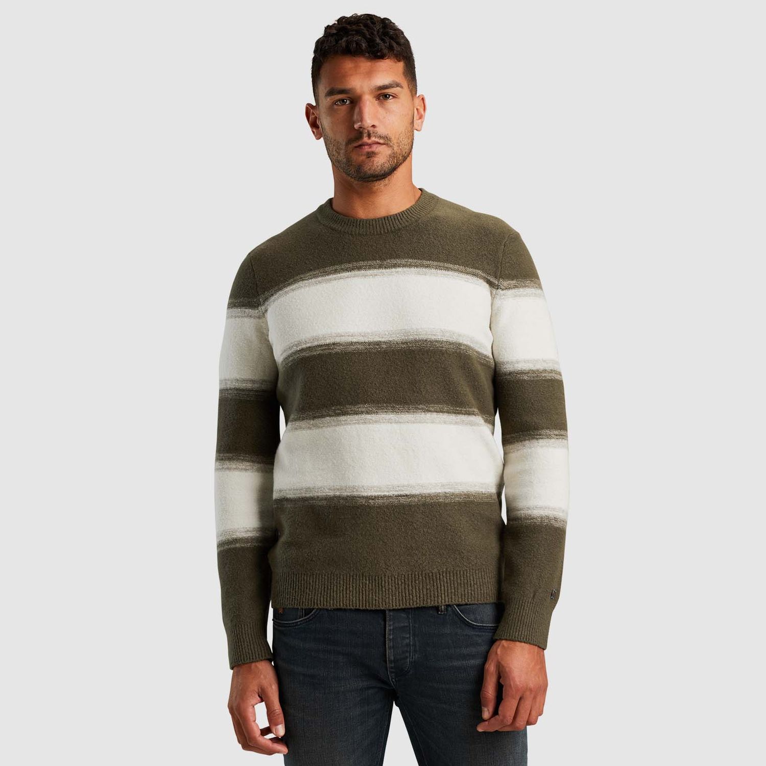 Cast Iron | Trui met streeppatroon CKW2410345-8027