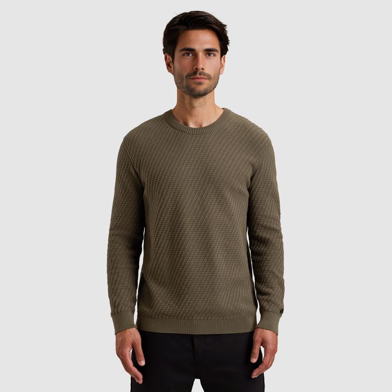 Cast Iron | Trui met allover structuur CKW2509314-6444