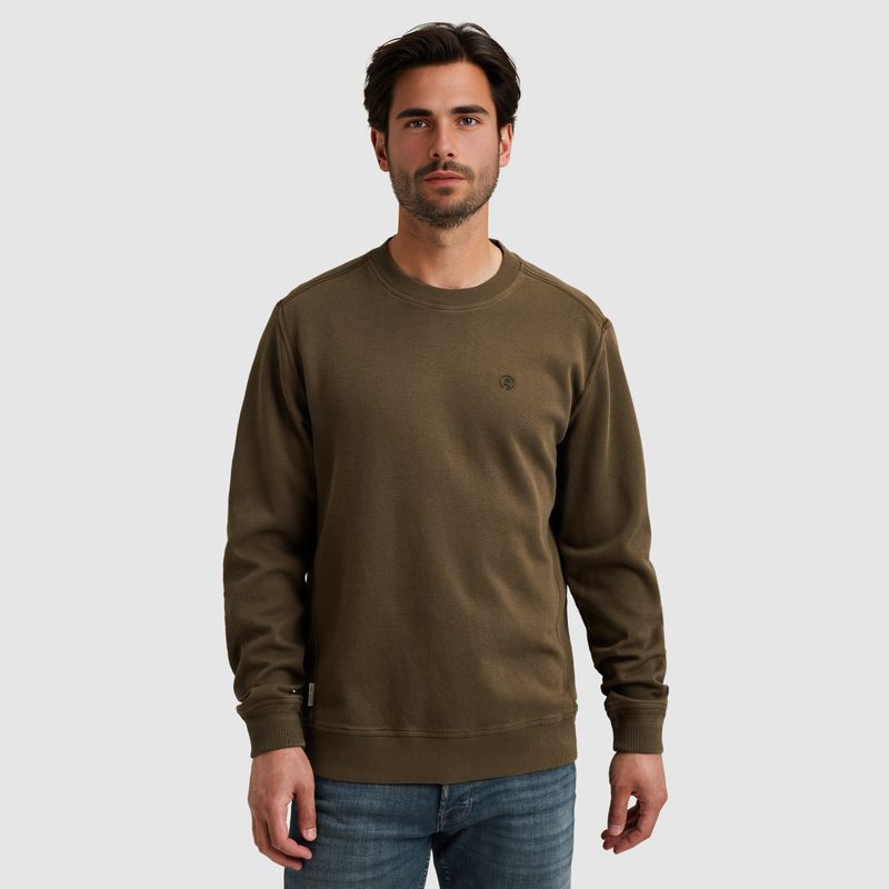 Cast Iron | Sweatshirt met twillstructuur CSW2509441-6444