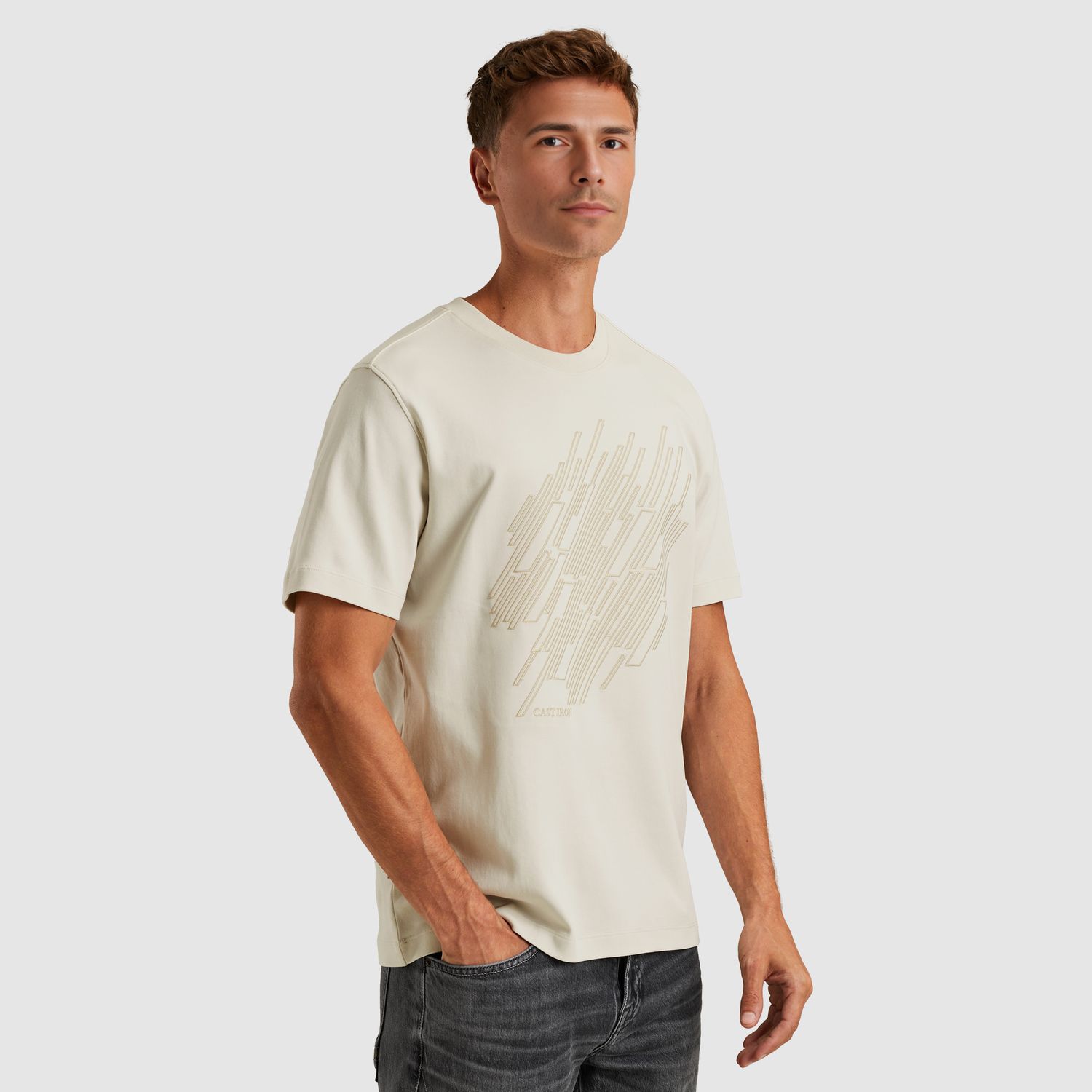 Cast Iron | T-shirt met artwork CTSS2509583-9001