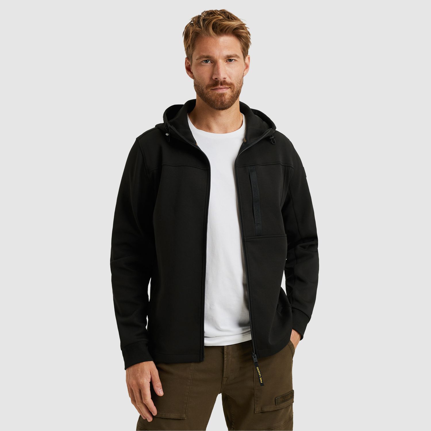 PME Legend | Sweat jacket met ritssluiting PSW2509458-999