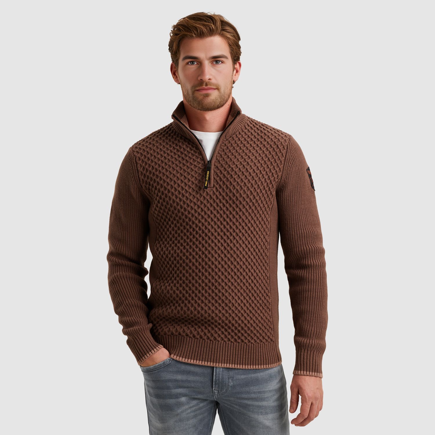 PME Legend | Trui met halve rits PKW2509324-8203