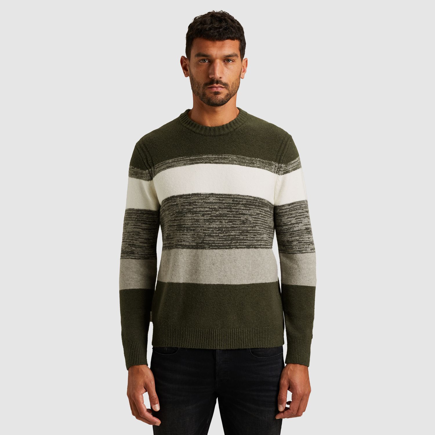 Cast Iron | Trui met streeppatroon CKW2510352-6513