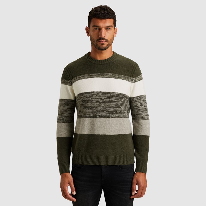 Cast Iron | Trui met streeppatroon CKW2510352-6513