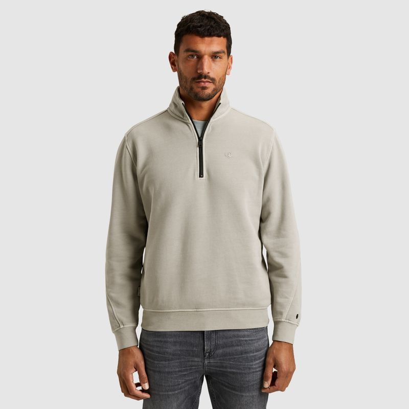 Cast Iron | Sweatshirt met halve rits CSW2510446-9031