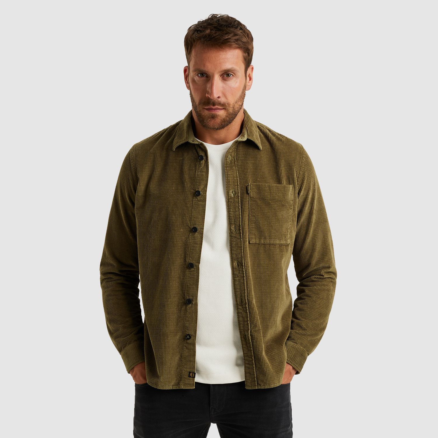 PME Legend | Overhemd van corduroy PSI2510206-6389
