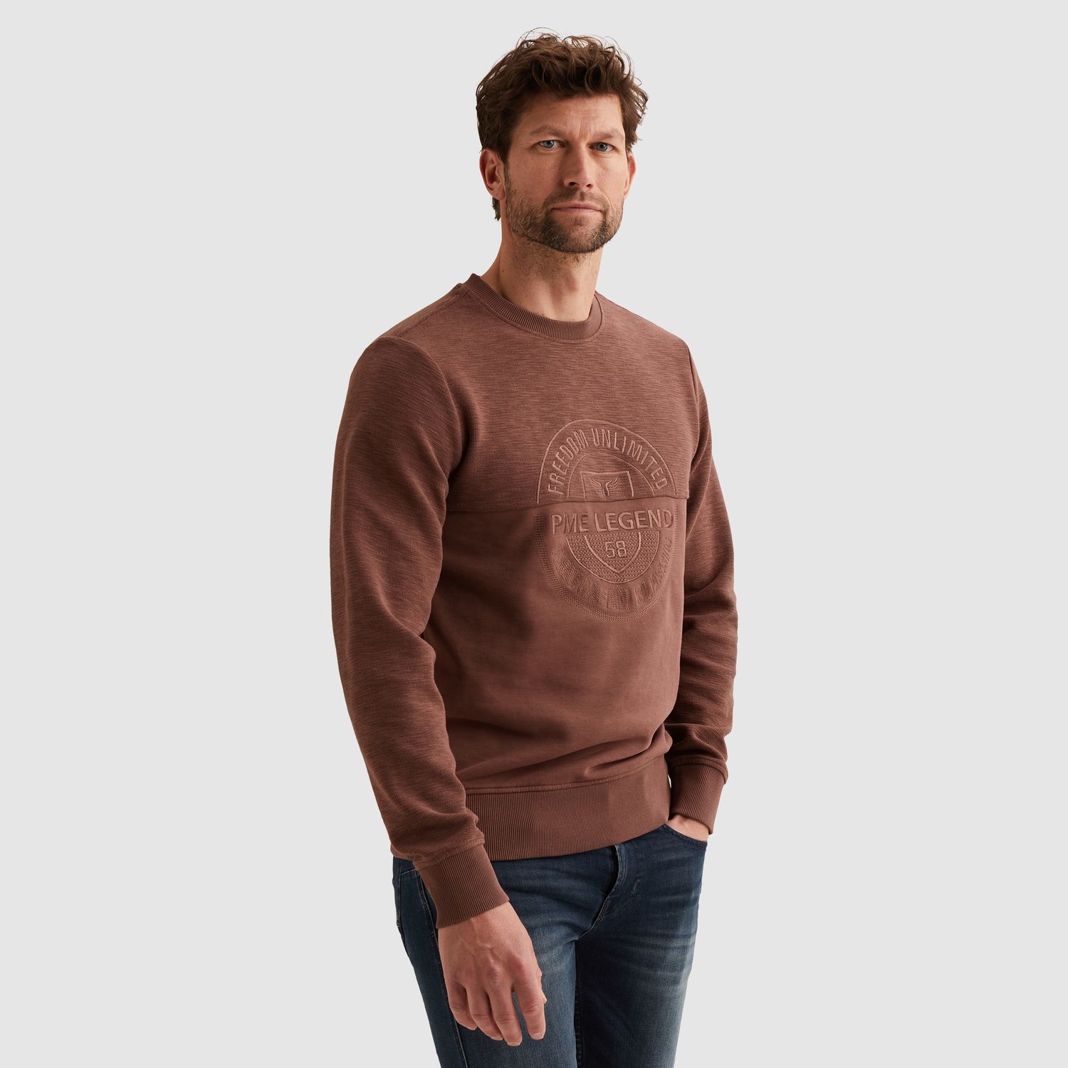 PME Legend | Sweatshirt met groot artwork PSW2510460-8203