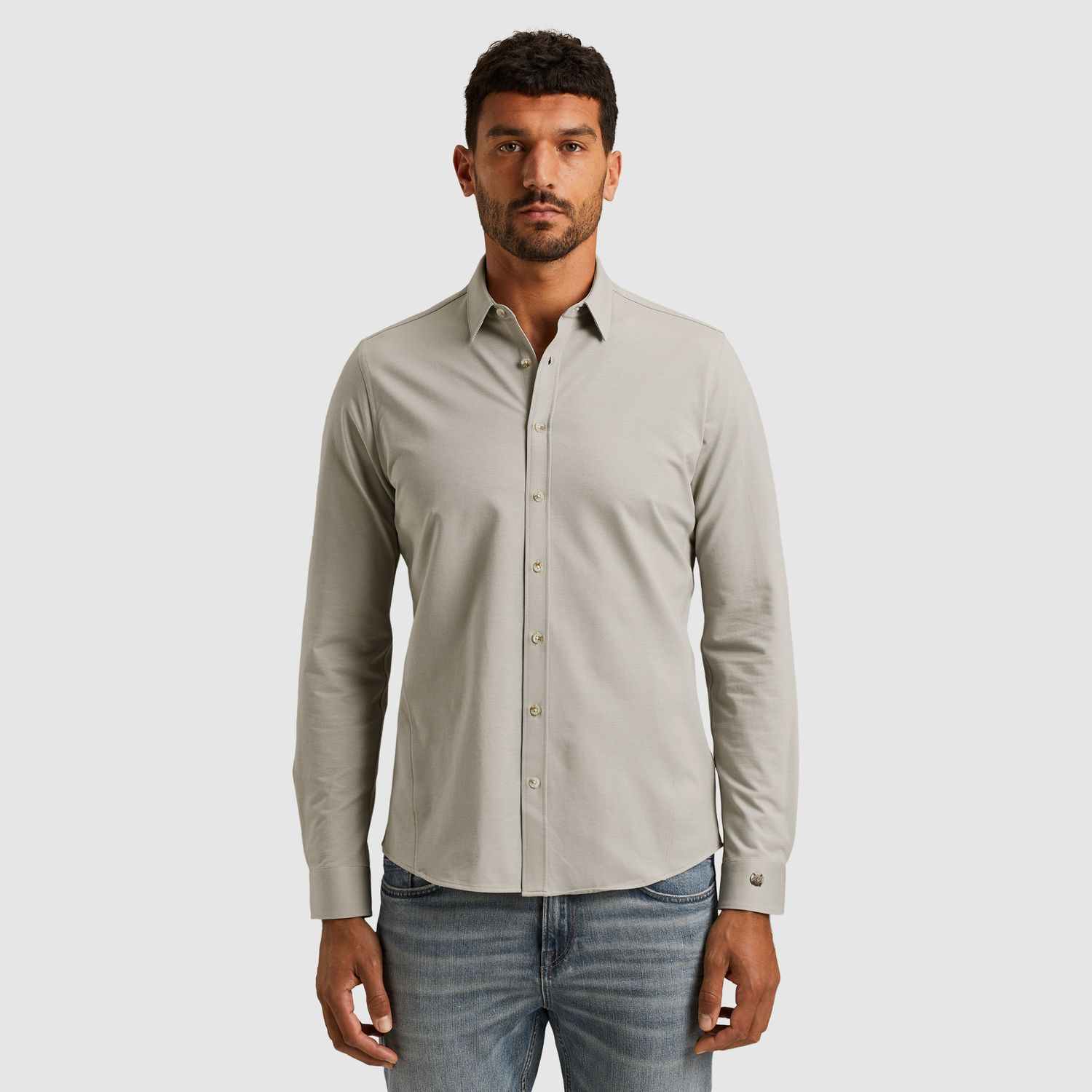 Cast Iron | Overhemd van twill jersey CSI2510250-9031
