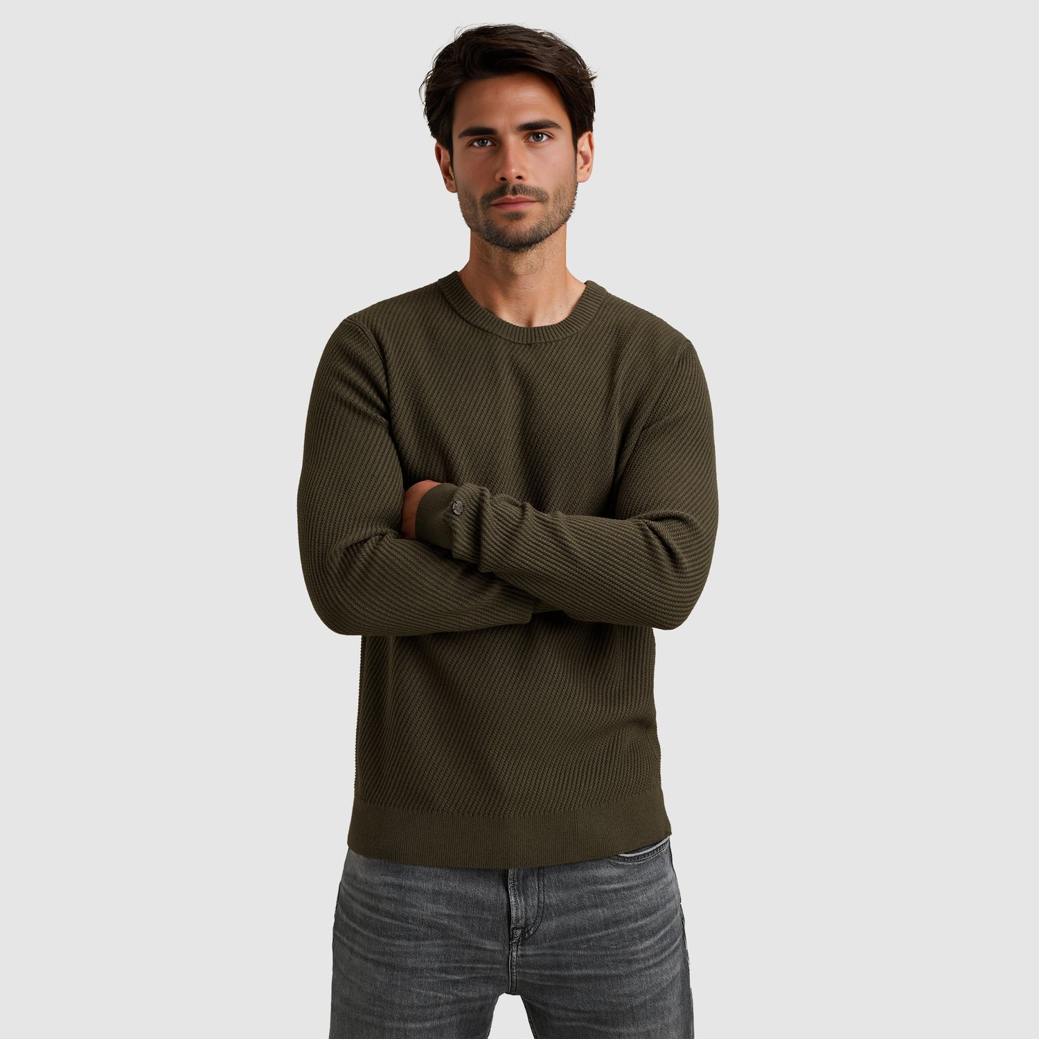 Cast Iron | Trui in Ecovero-viscose blend CKW2510340-6513