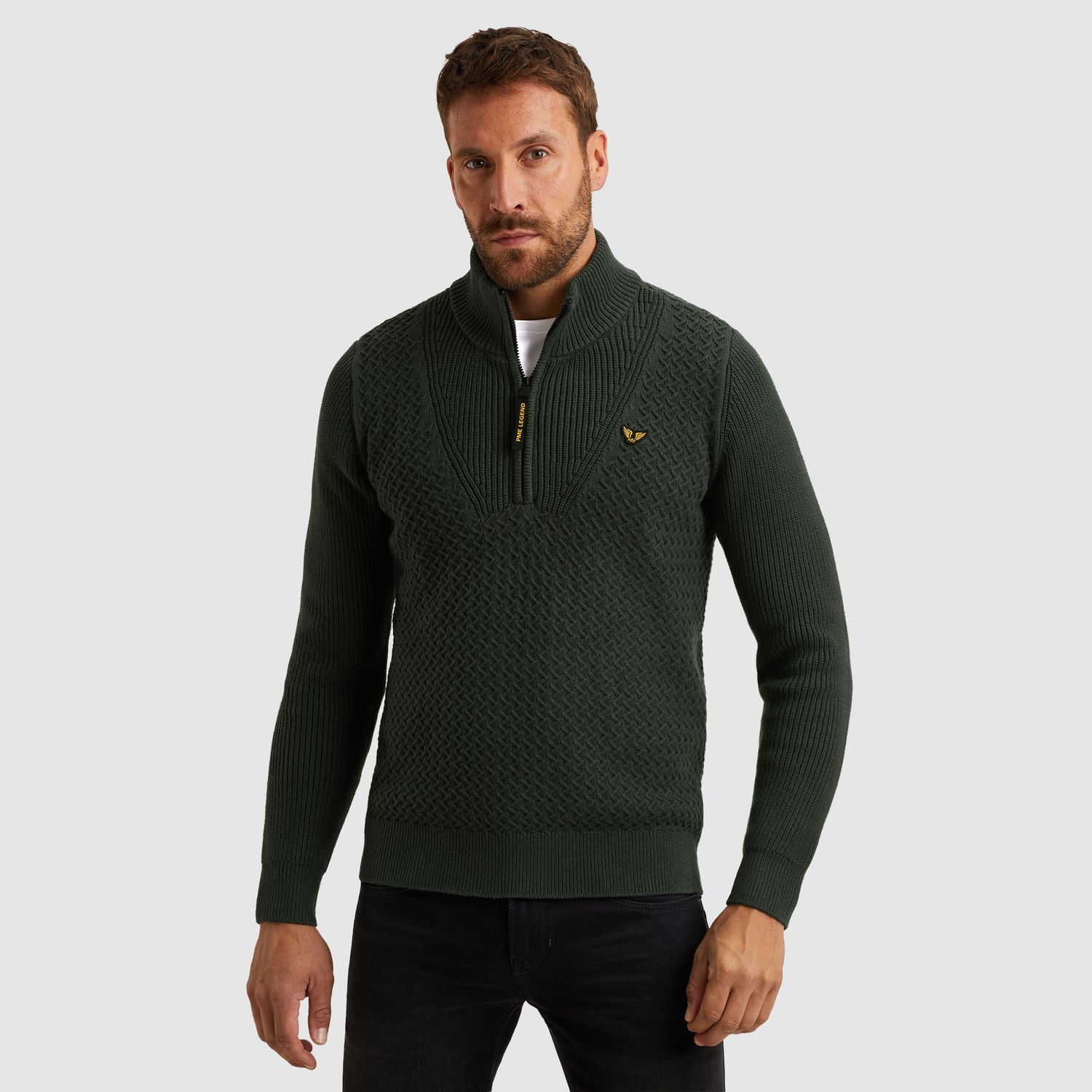 PME Legend | Trui met halve rits PKW2510305-6027