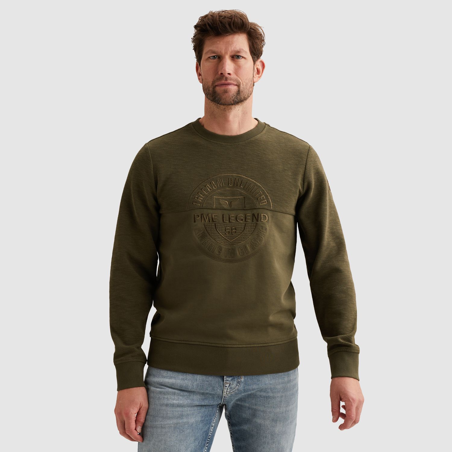 PME Legend | Sweatshirt met groot artwork PSW2510460-6416