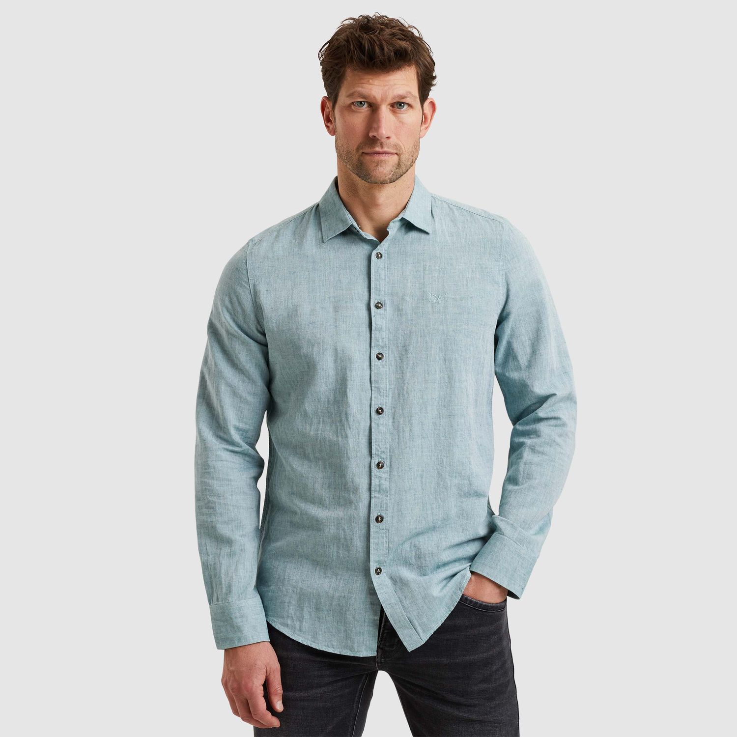 PME Legend | Overhemd van linnen PSI2503224-6072