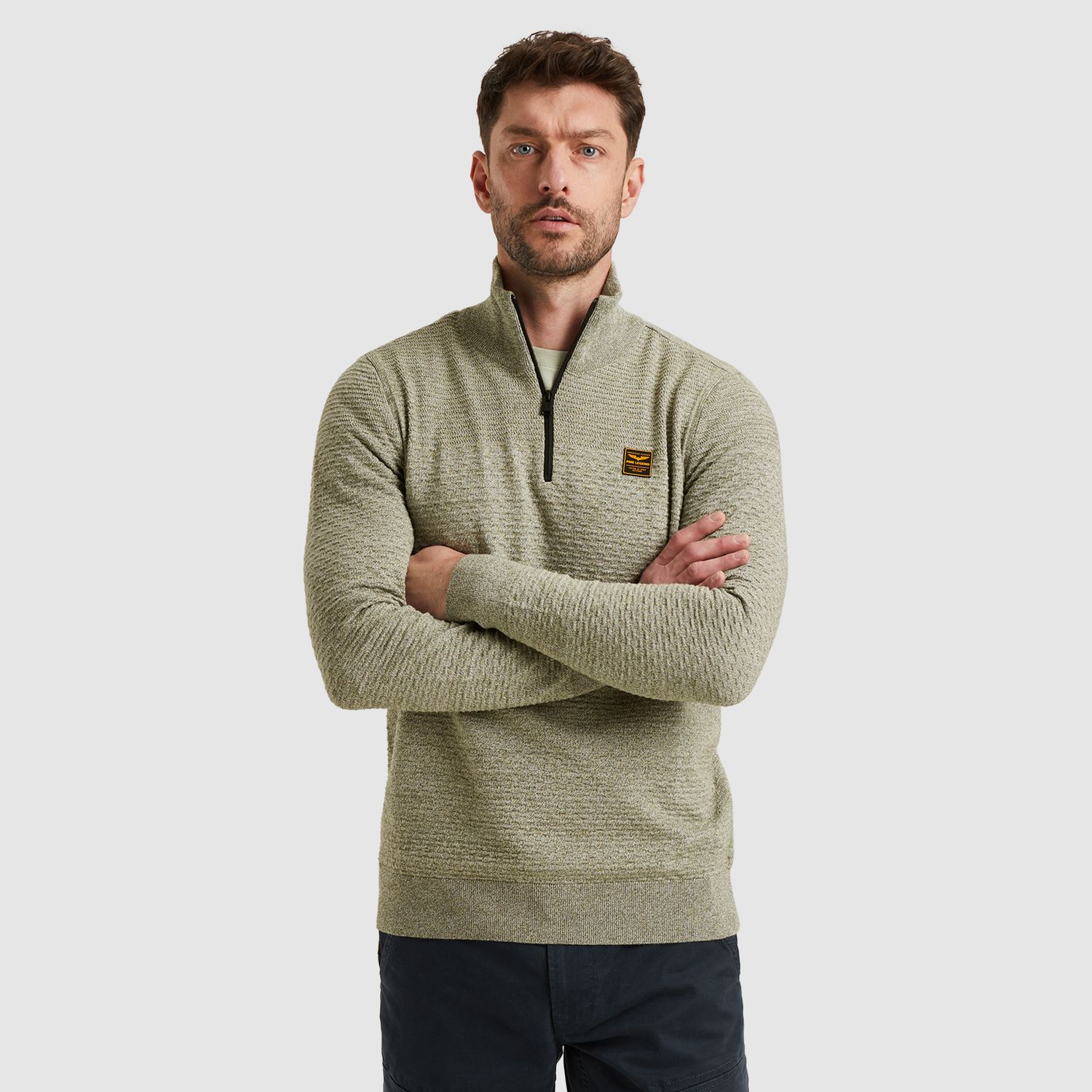 PME Legend | Trui met halve rits PKW2511301-6213