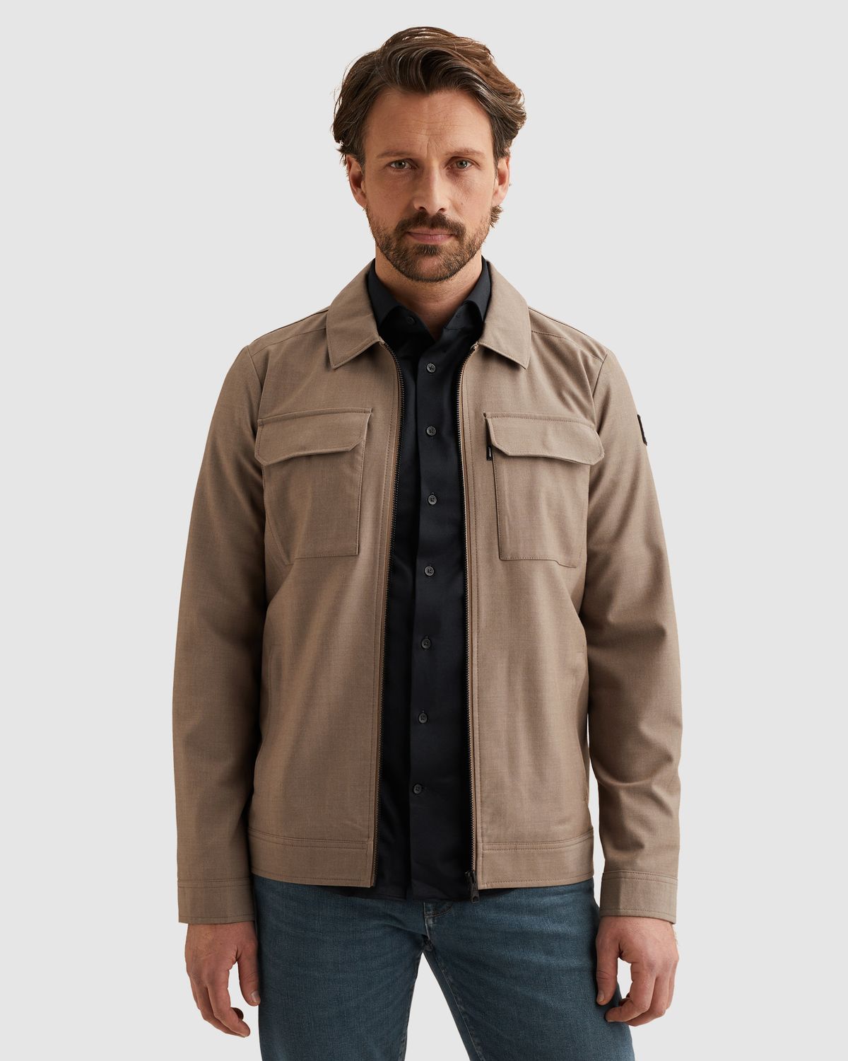 Vanguard Blazer Jacket Harrington Smart Uni Brindle VBL2602190