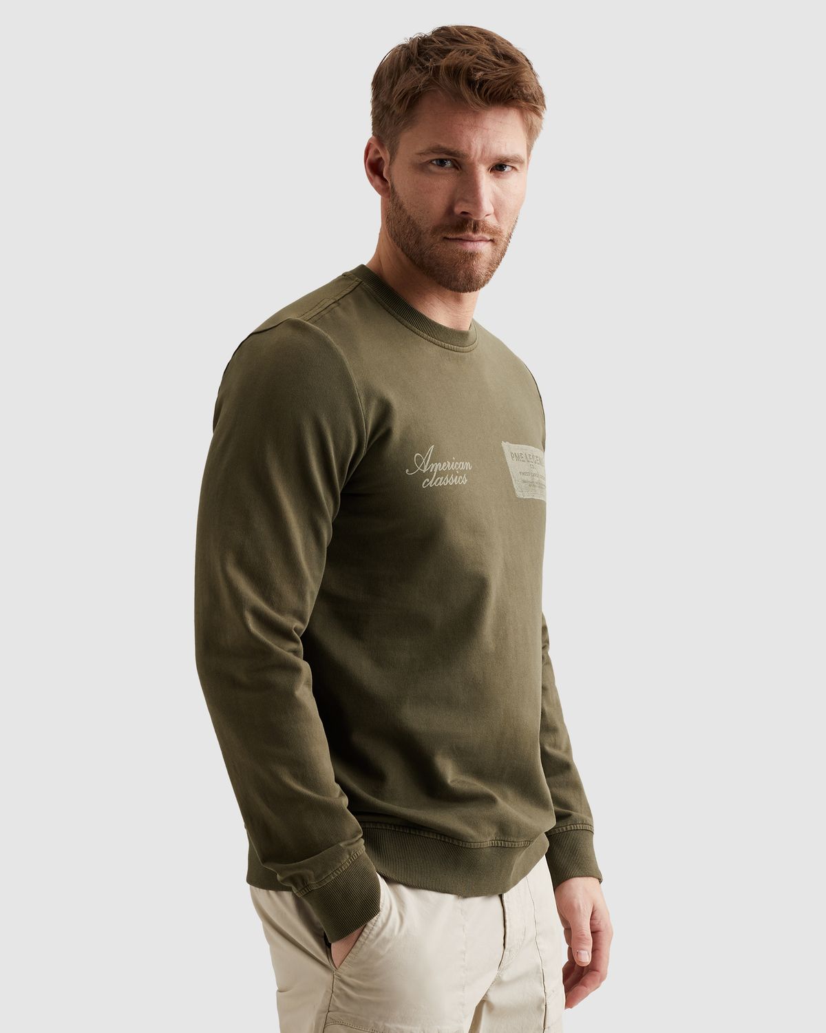 PME Legend | Sweatshirt met artworks en flight pocket PSW2602482-6415