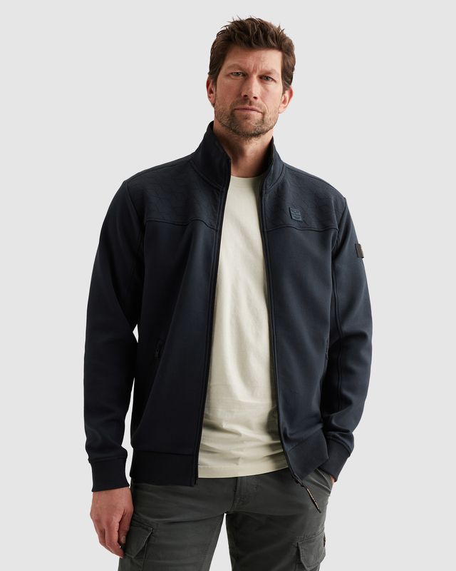 PME Legend | Sweat jacket met opstaande kraag en ritssluiting PSW2602476-5281