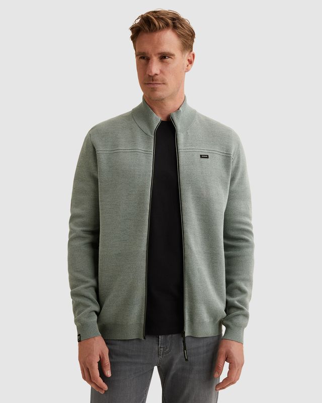 Vanguard | Vest van katoen/modal met ritssluiting VKC2602354-5228