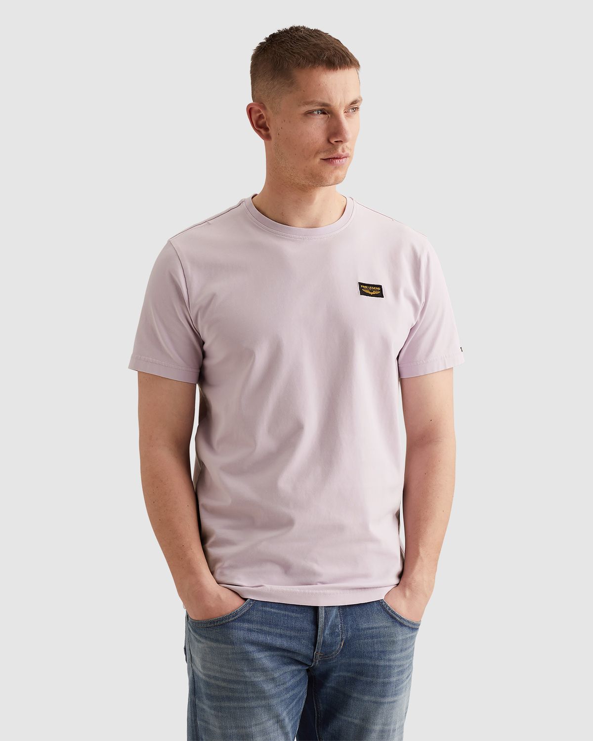 PME Legend Short sleeve r-neck American Class Lavender Frost PTSS2602599-4203