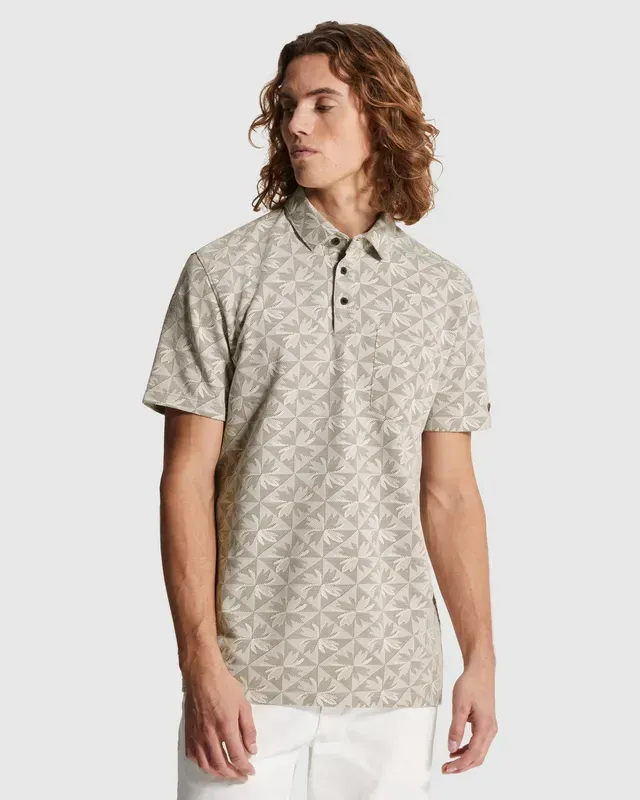 Cast Iron Short sleeve r-neck regular fit ja White Onyx CPSS2603853-7178