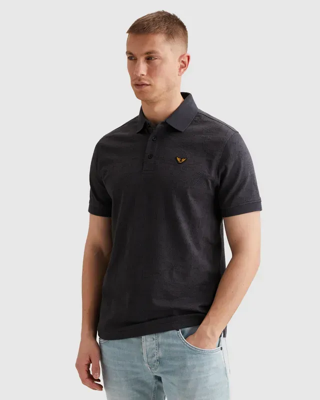 PME Legend Polo met allover jacquardpatroon PPSS2603883-5278