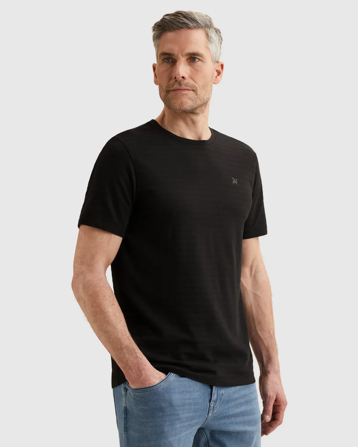 Vanguard T-shirt met streepstructuur VTSS2603512-999