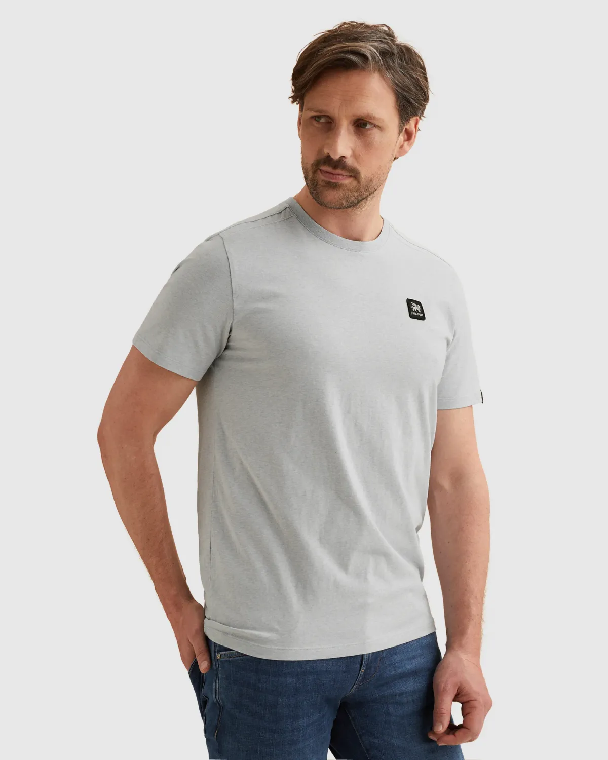 Vanguard T-shirt met badge en ronde hals VTSS2603514-4295