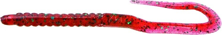 Zoom 001021 U-Tale Worm 6 3/4&quot; Red Bug 1219