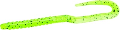 Zoom 001009 U-Tale Worm 6 3/4&quot; Chartreuse Pepper 1097