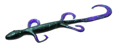 Zoom 002005 Lizard, 6&quot;, 9Pk Junebug
