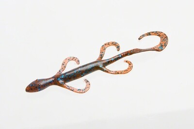 Zoom 002007 Lizard 6&quot; 9pk, Moccasin Blue