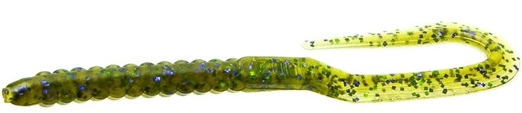 Zoom 001120 U-Tale Worm, 6 3/4&quot; 20Pk, Watermelon Candy