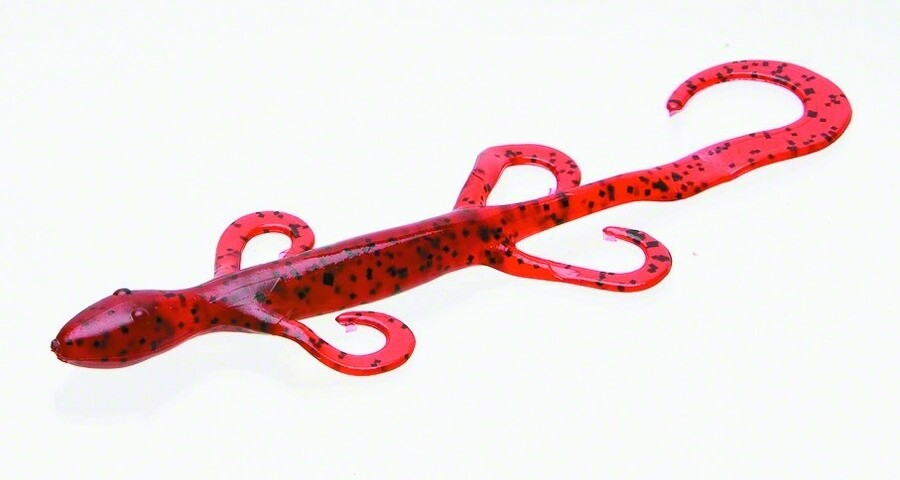 Zoom 002018 Lizard, 6&quot;, 9Pk, Cherry Seed