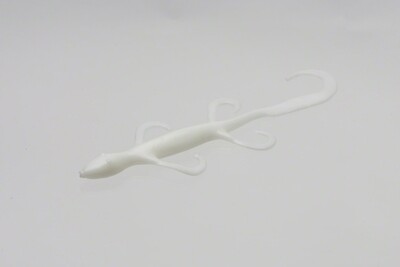 Zoom 002040 Lizard, 6&quot;, 9Pk, White