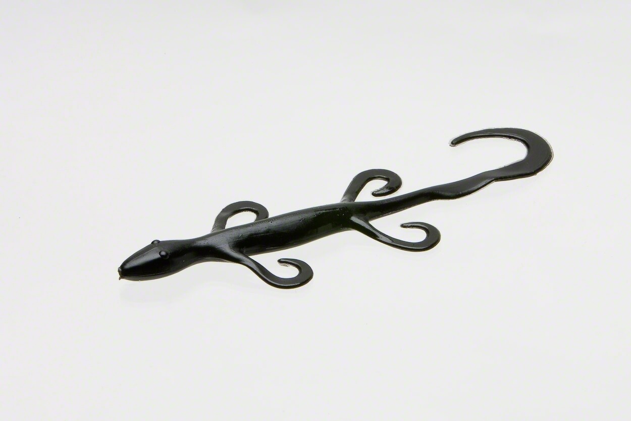 Zoom 002038 Lizard, 6&quot;, 9Pk, Black