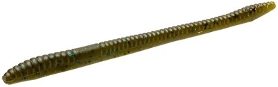 Zoom 004239 Finesse Worm Green Pumpkin Blue 3628