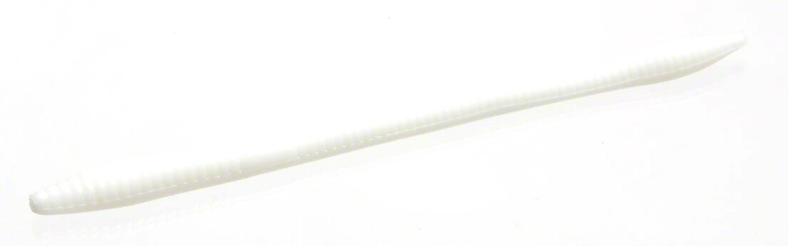 Zoom 006040 Trick Worm 6.5&quot; White 6405