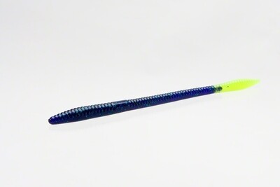 Zoom 006123 Trick Worm 6.5&quot; Junebug Chartreuse 4145