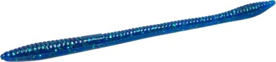 Zoom 006352 Trick Worm 6.5&quot; Emerald Blue 6184