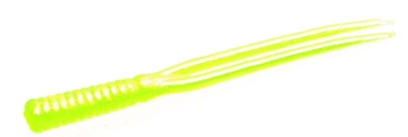 Zoom 008046 Split Tail Trailer 4&quot; Chartreuse Pearl 8461